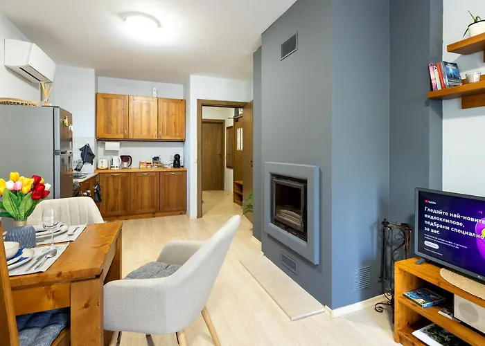 公寓 2-room Forest Retreat - Fireplace, Veranda, Bbq, Views