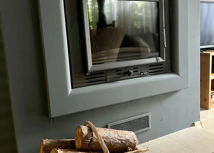 公寓 2-room Forest Retreat - Fireplace, Veranda, Bbq, Views 班斯科